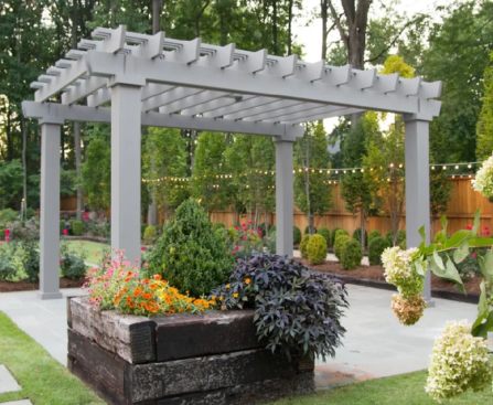 Pergola placement